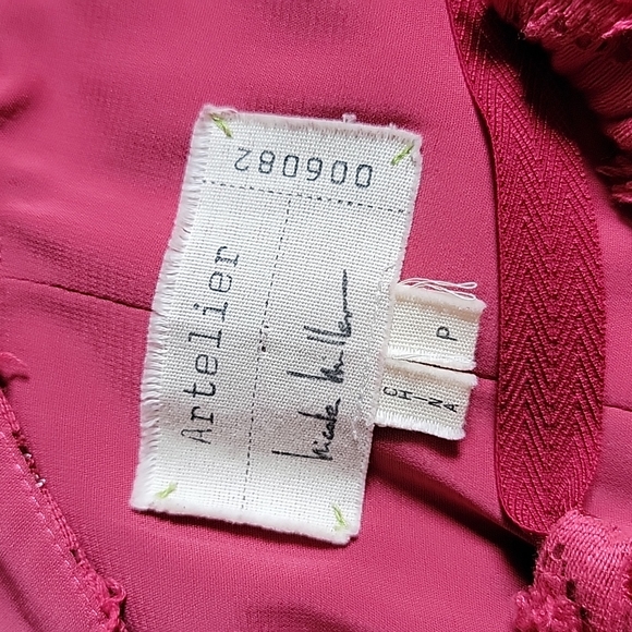 Nicole Miller Artelier 006082 Scalloped Tier Halter Neck Sheath Dress - Picture 2 of 10